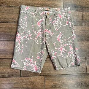 Boss Orange Hugo Boss 100% Cotton Casual Textured Chino Shorts Size 34